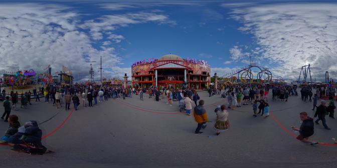 oktoberfest,tent,beer,clouds,blue sky,rollercoaster,country fair